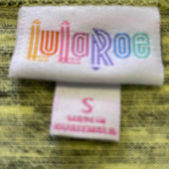 LulaRoe Lt Yellow Microstriped Irma Tunic Top-0919 - Picture 10 of 10